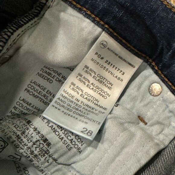 AG Adriano Goldschmied Farrah boot crop jeans size 28 - Picture 4 of 8